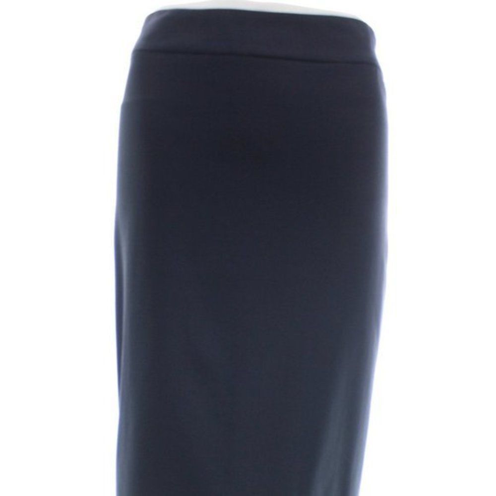 ARMANI COLLEZIONI Navy Blue Wool Knee-Length